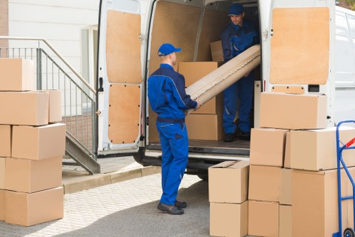 Removal team planning a move in Elephant and Castle