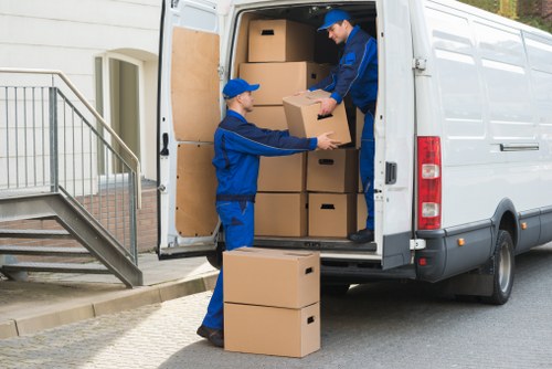 Careful handling of furniture during a flat move