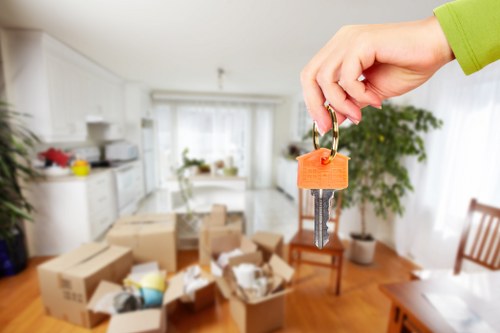 Unpacking household essentials in a modern Elephant and Castle apartment