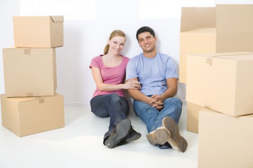 Commercial moving team planning a business relocation in Elephantandcastle