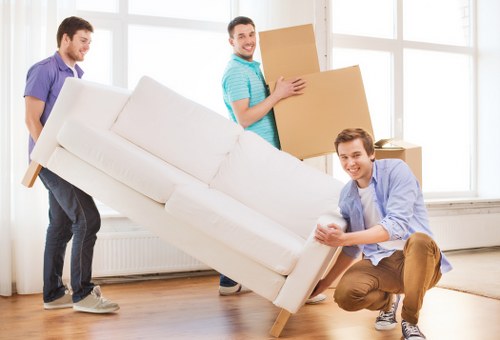 Moving team preparing a local home removal in Elephant and Castle
