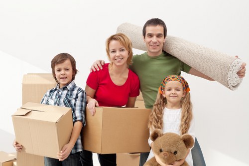 Prepared household belongings for a removal service in Elephant and Castle