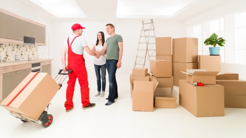 Apartment furniture collection in Elephant and Castle with lift and parking considerations